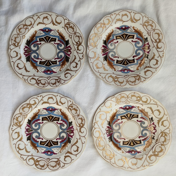 C. F. Boseck & Co Other - Boseck & Co Imperial Vienna Austria Art Nouveau Handpainted Porcelain Plates - 4
